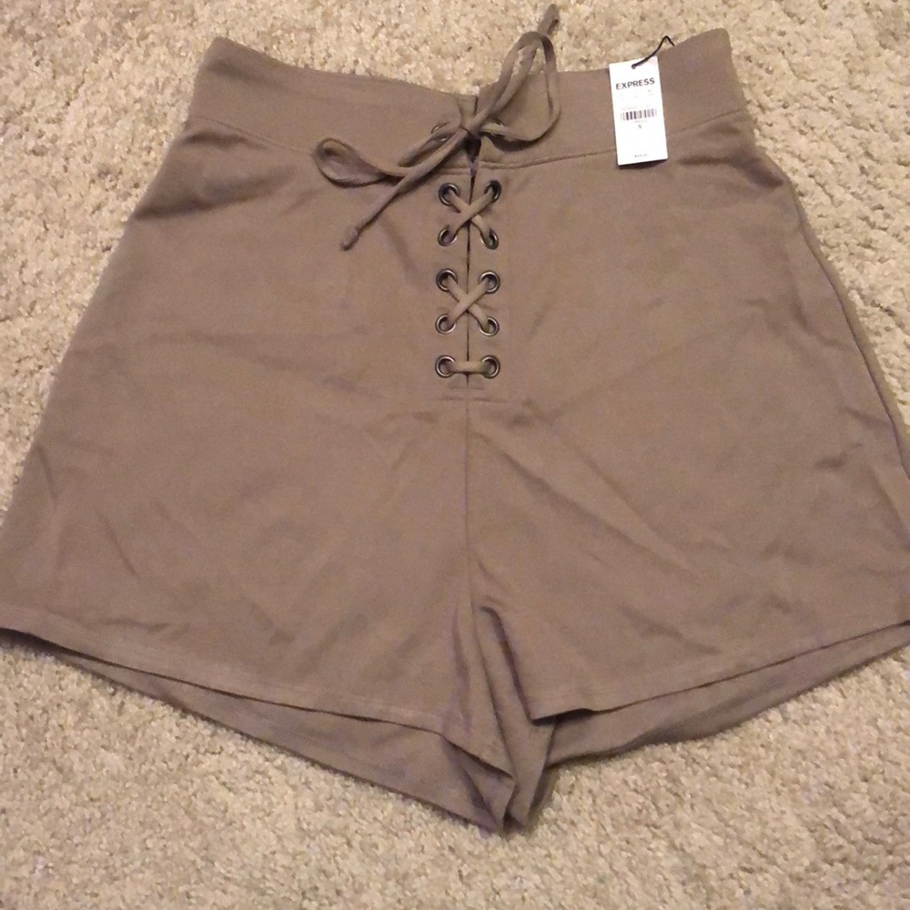 Express high waisted shorts